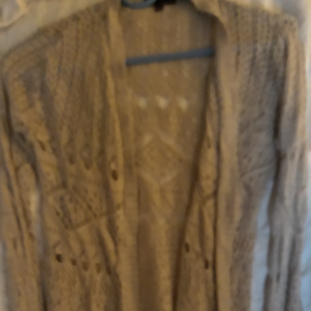 Small Beige knitted cardigan